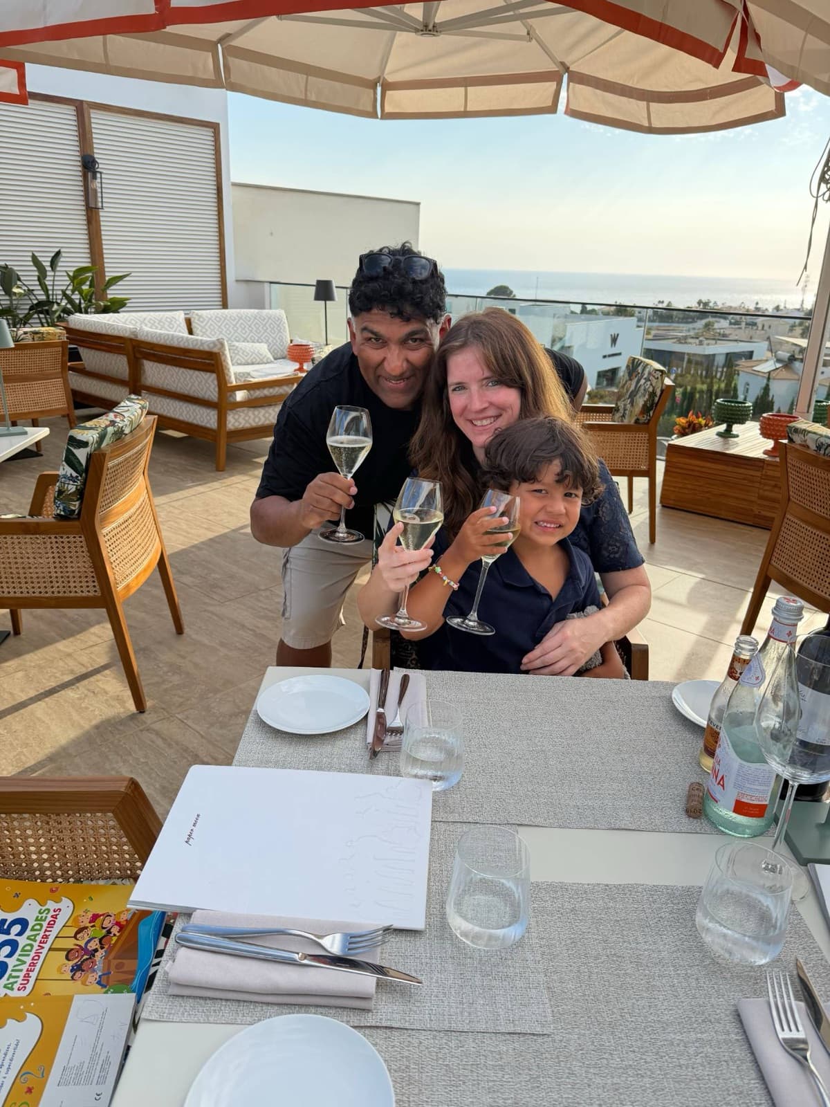The FutureNerds founders with their son